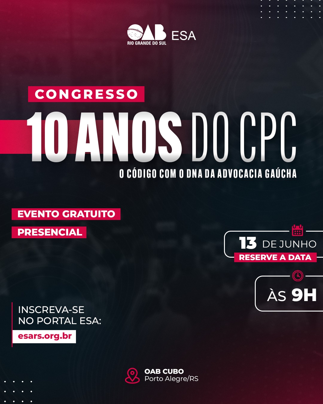 Capa do evento