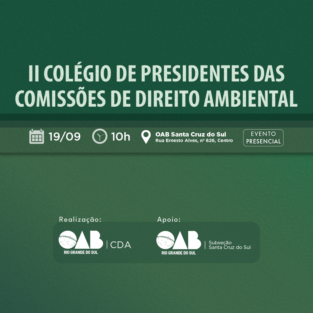 Capa do evento