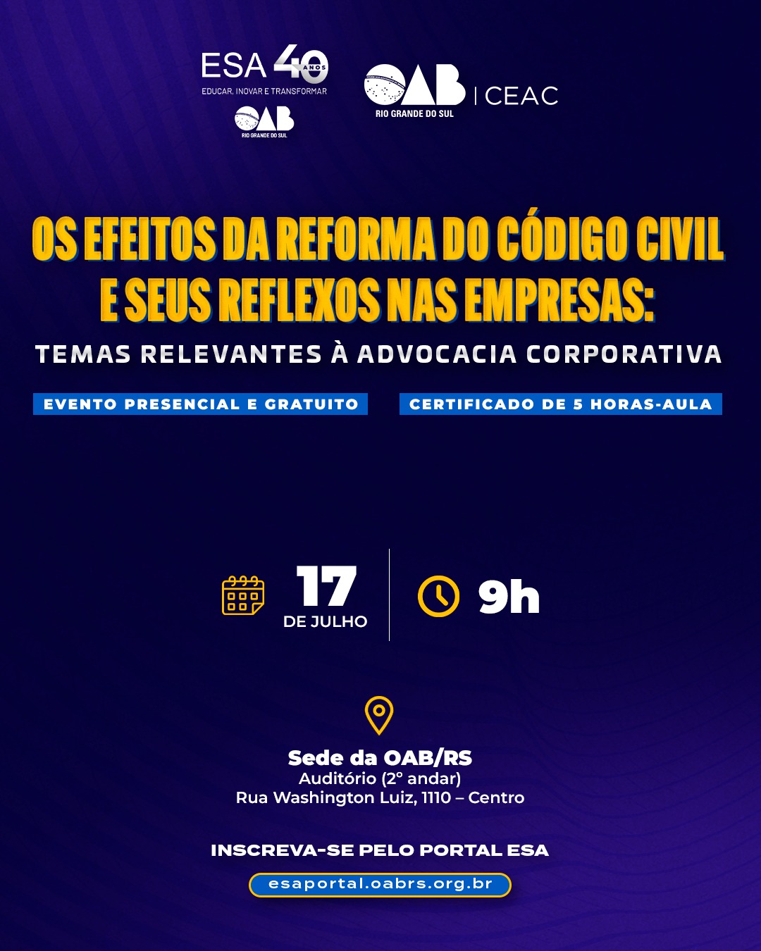 Capa do evento