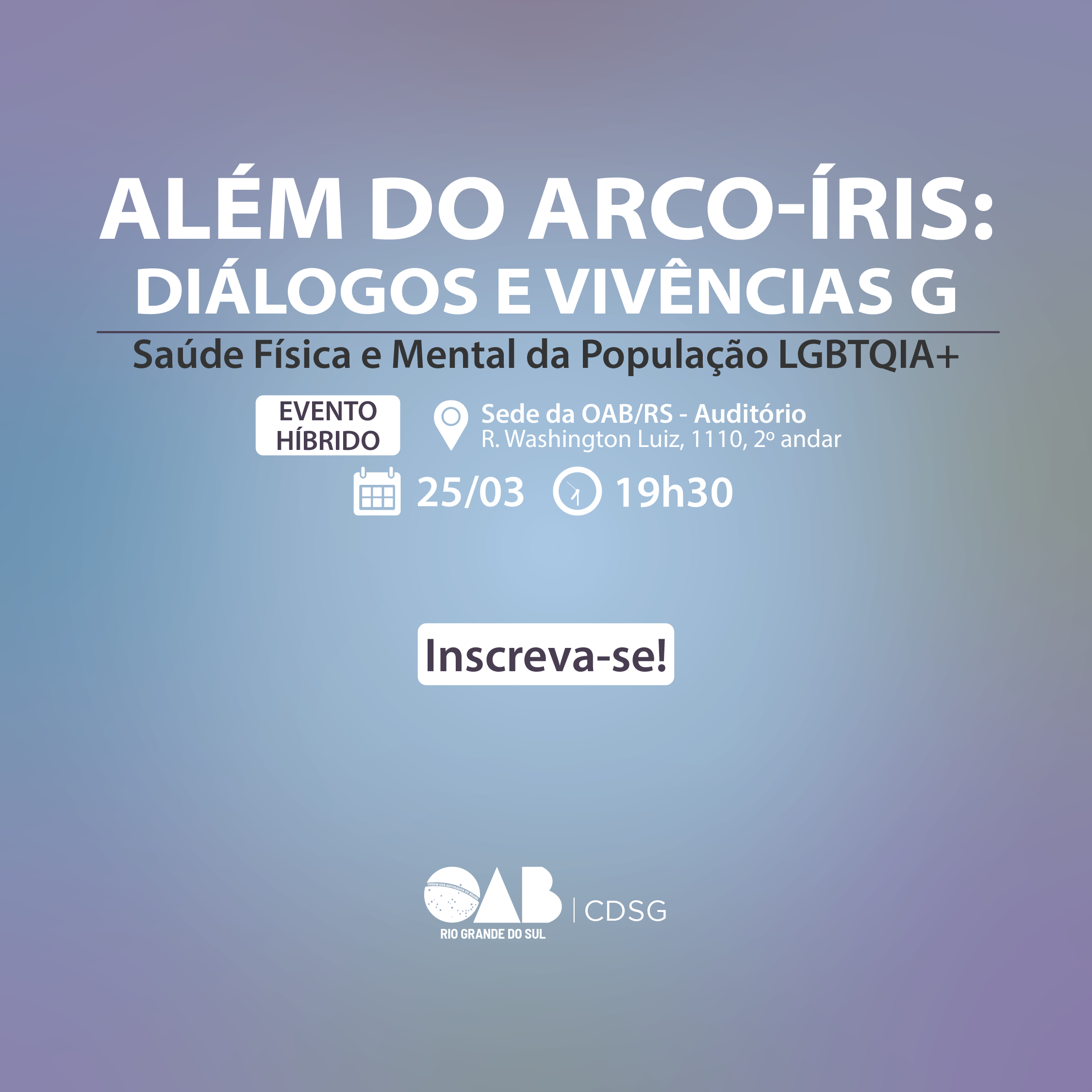 Capa do evento