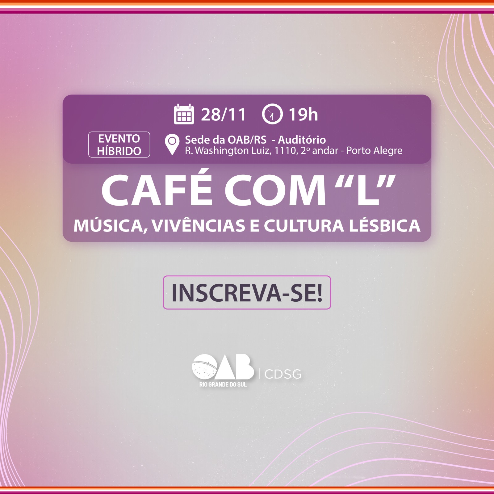 Capa do evento