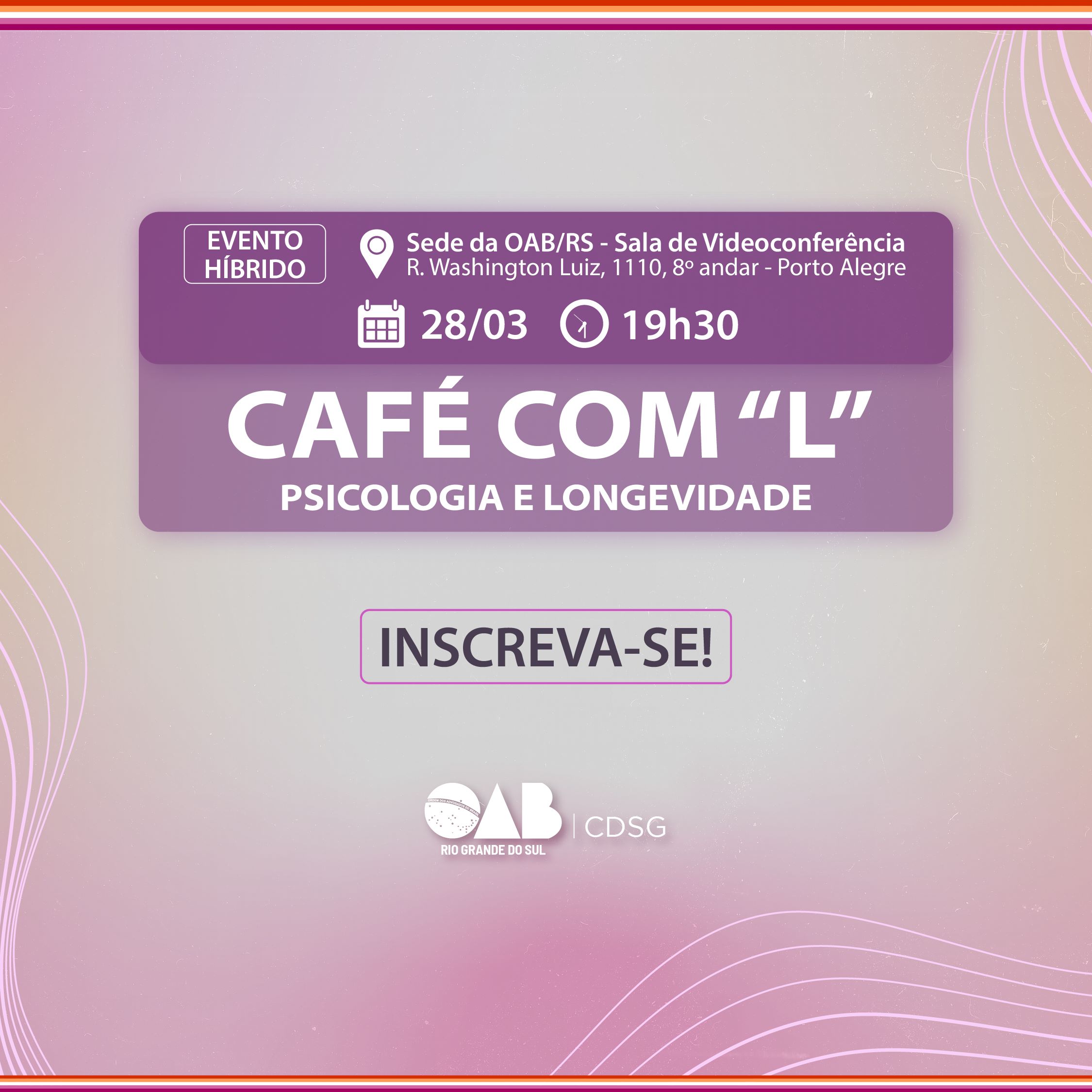 Capa do evento