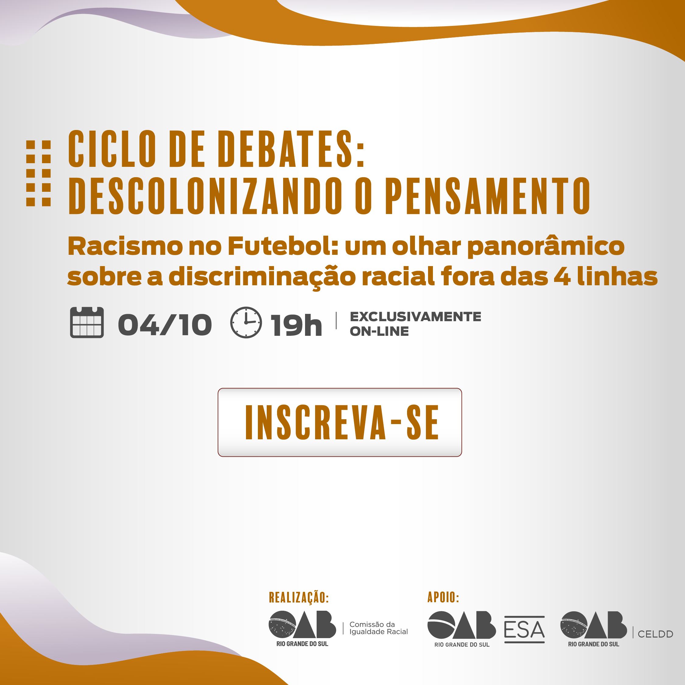 Capa do evento