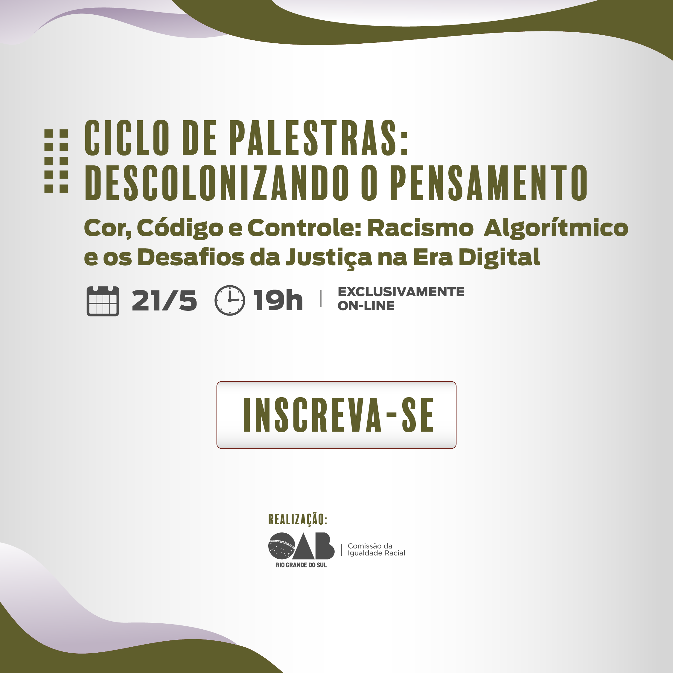 Capa do evento