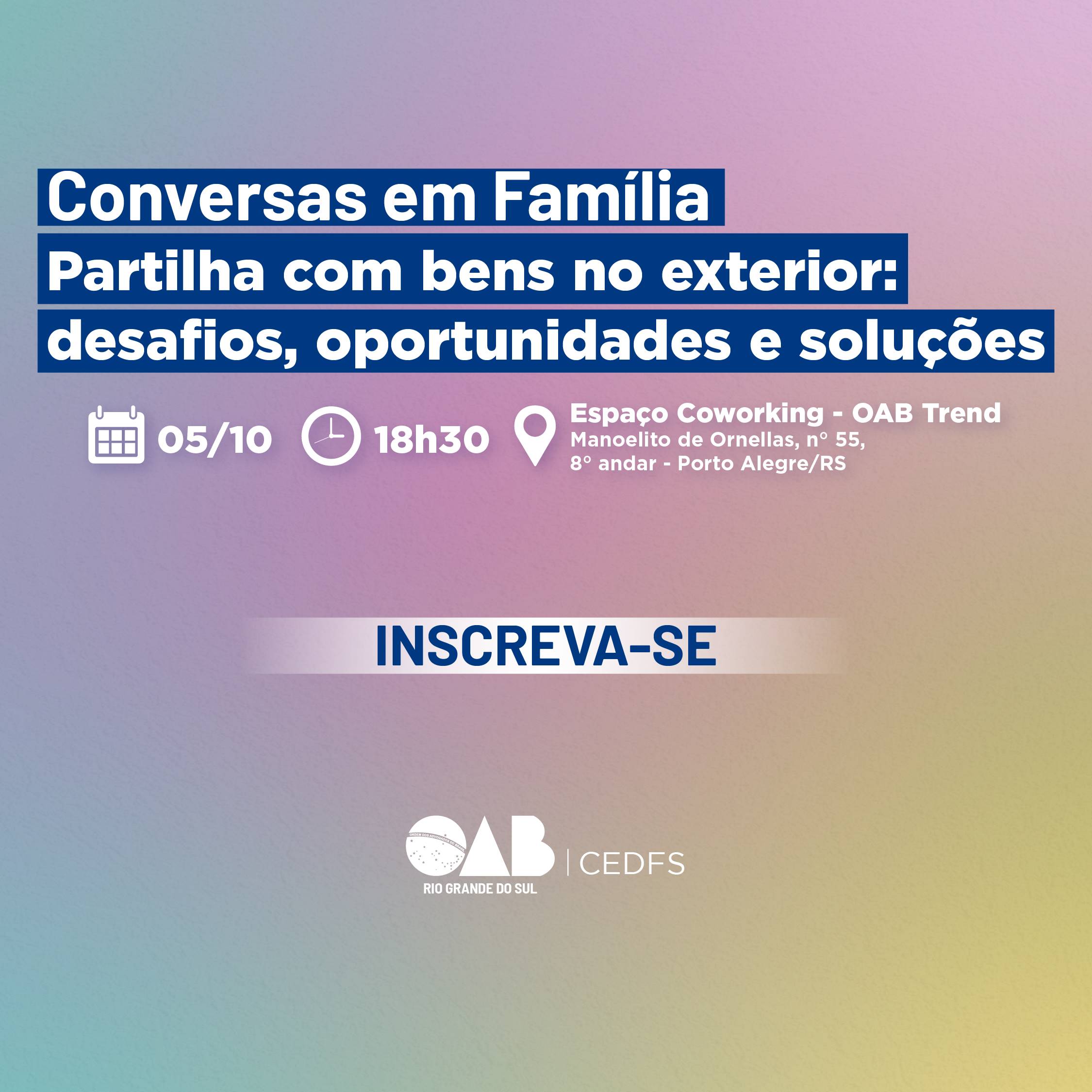 Capa do evento