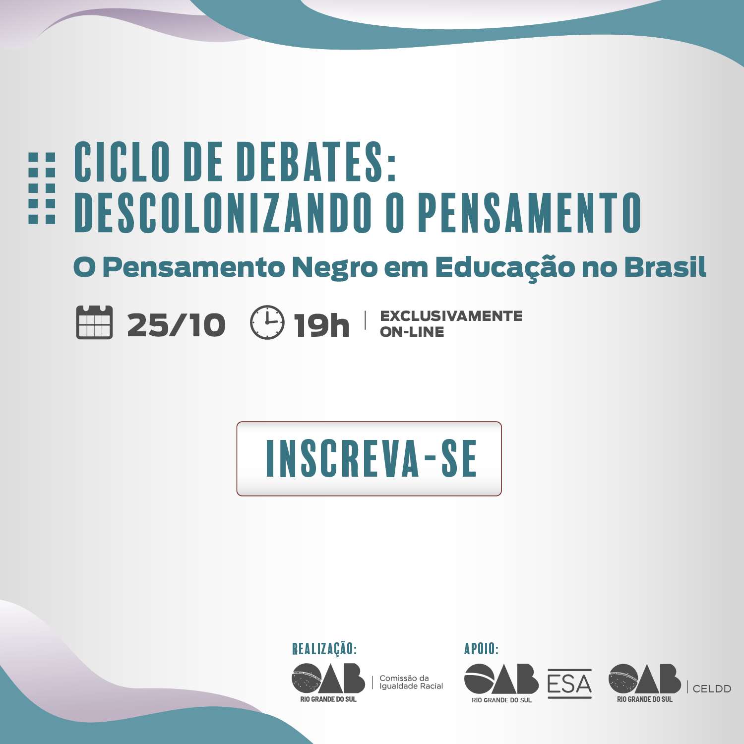 Capa do evento