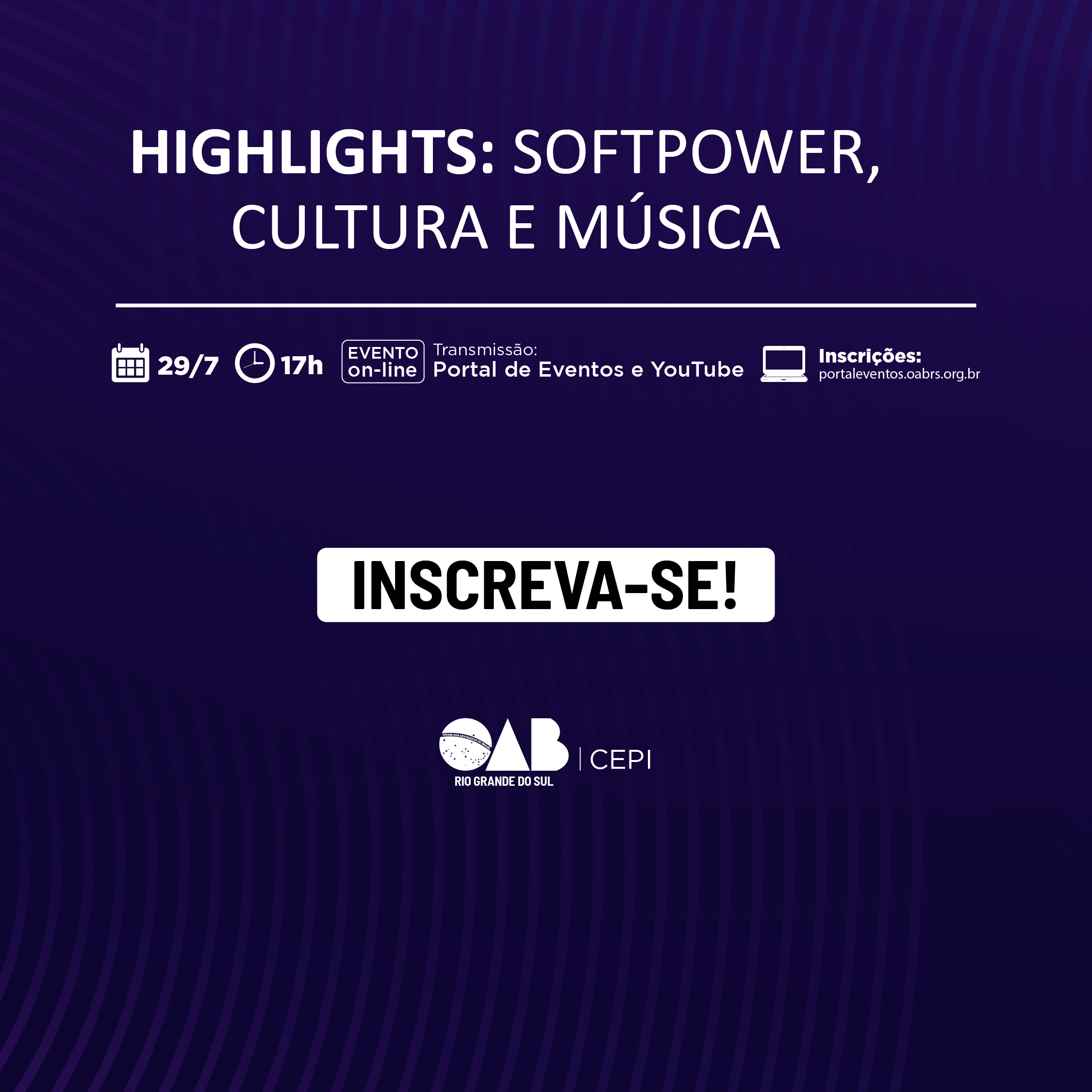 Capa do evento