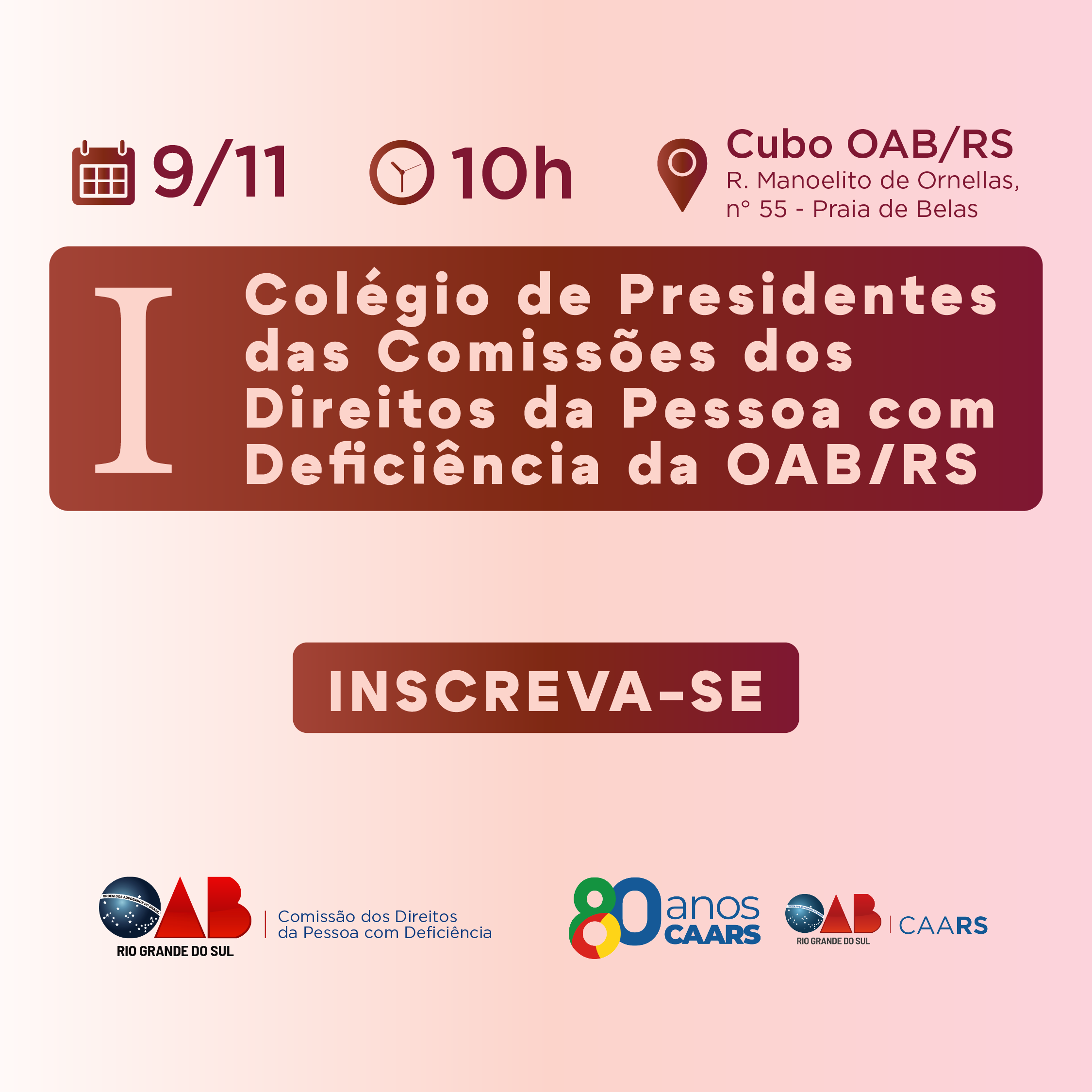 Capa do evento