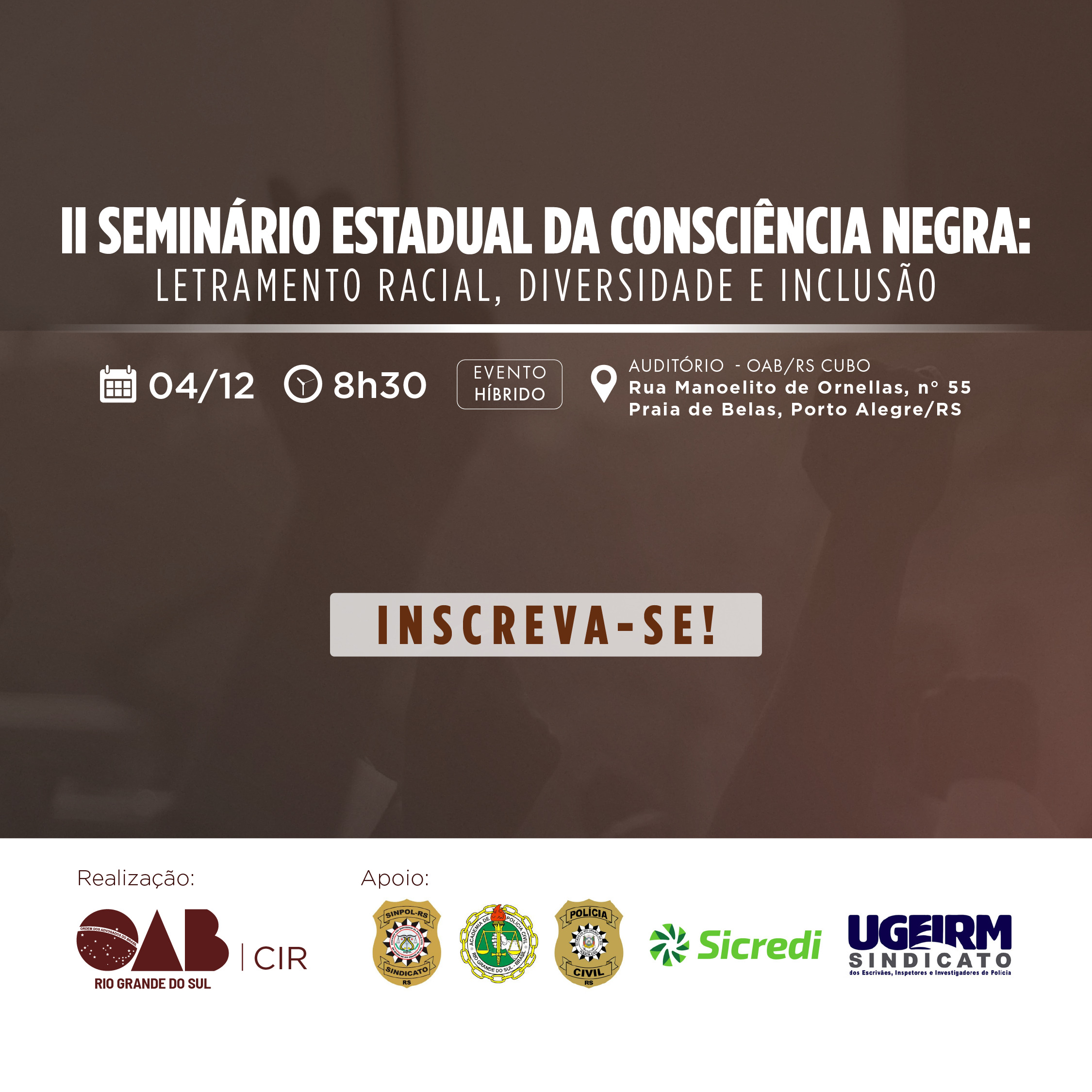 Capa do evento