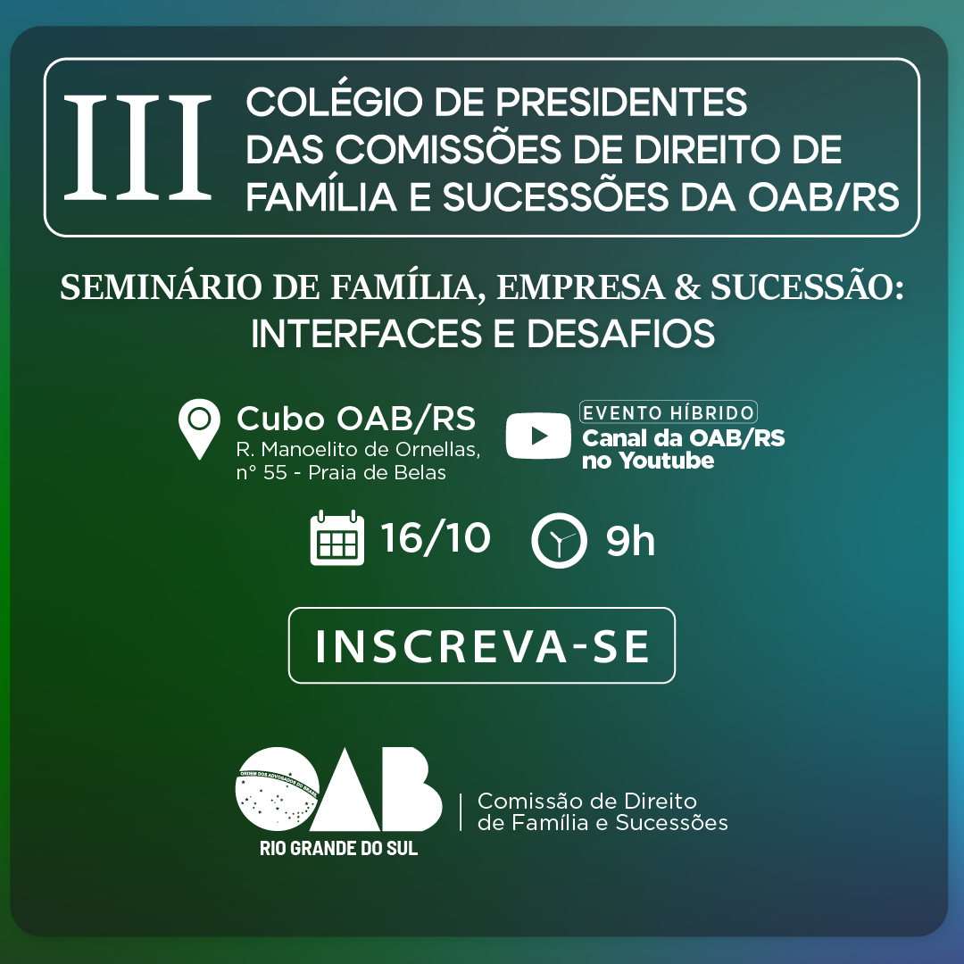 Capa do evento