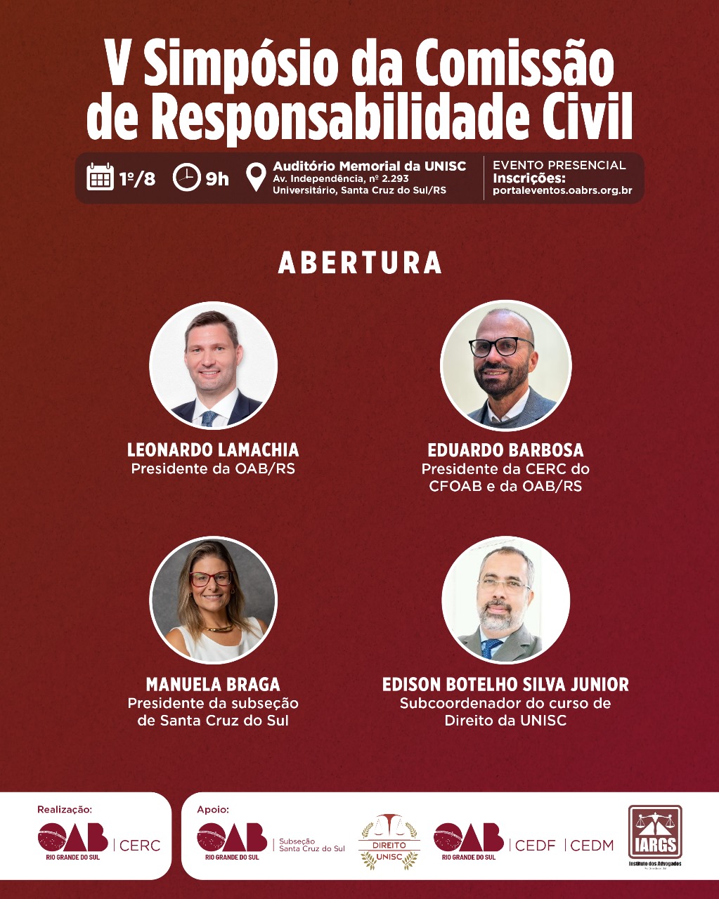 Capa do evento