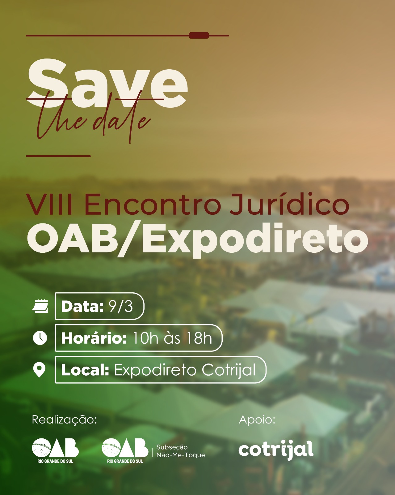 Capa do evento