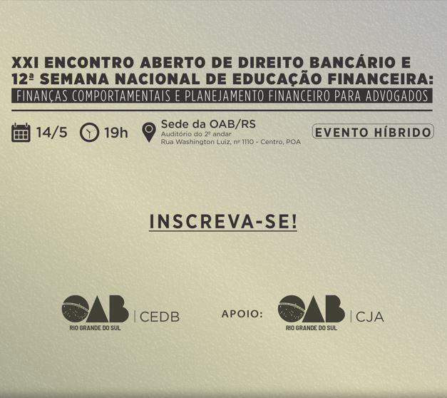 Capa do evento
