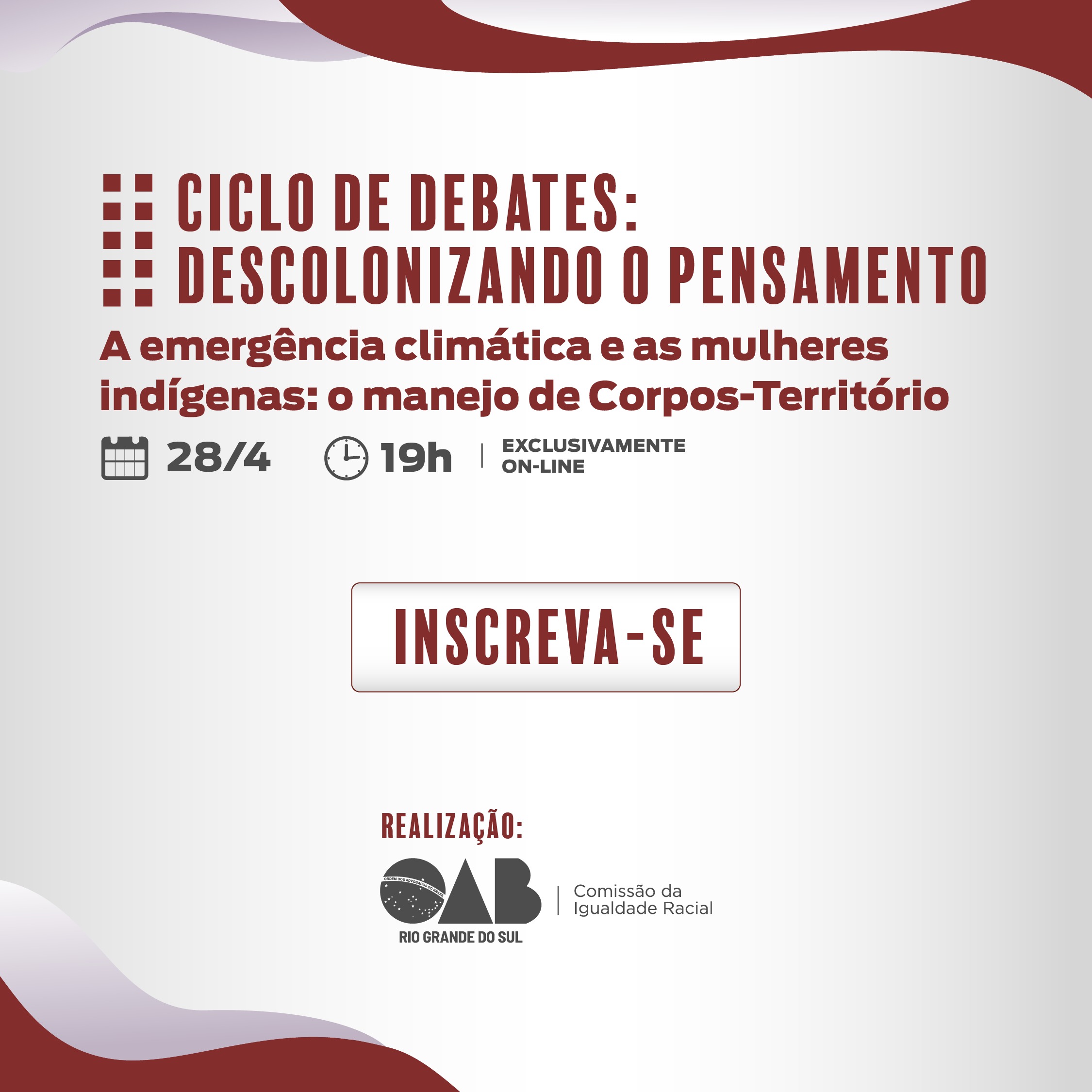 Capa do evento