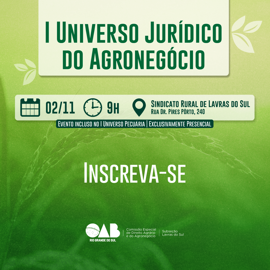 Capa do evento