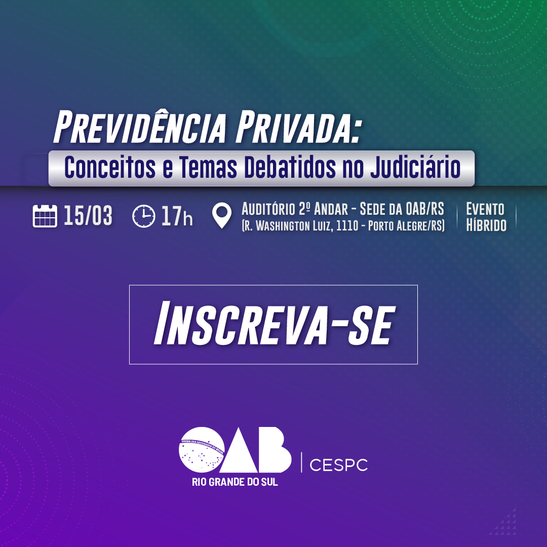 Capa do evento