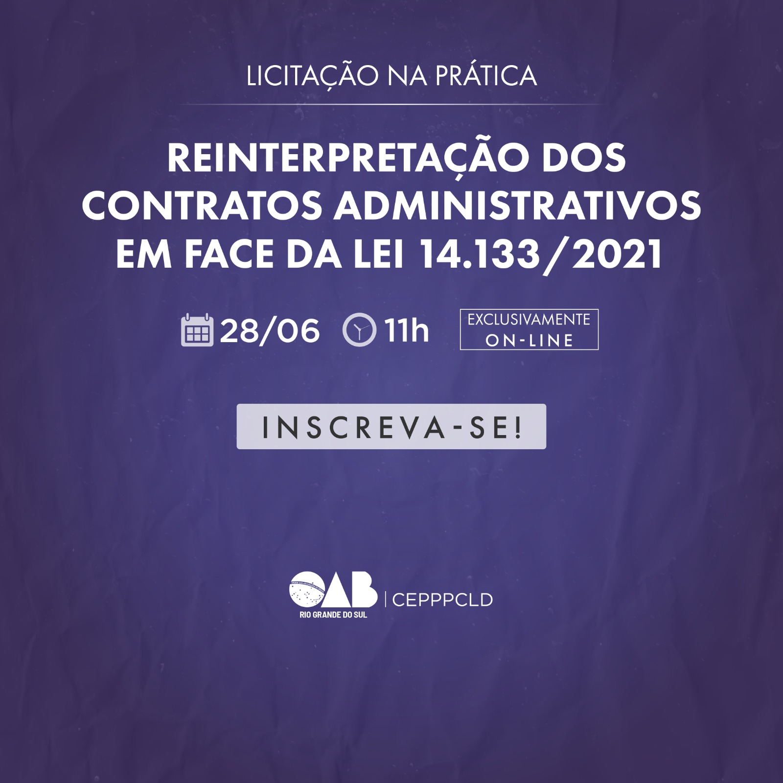 Capa do evento