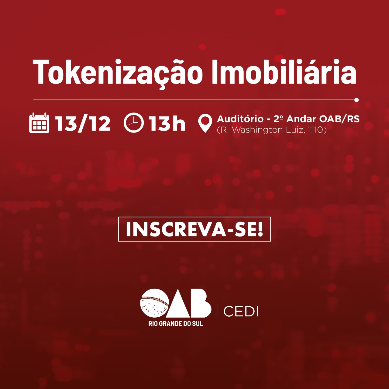 Capa do evento