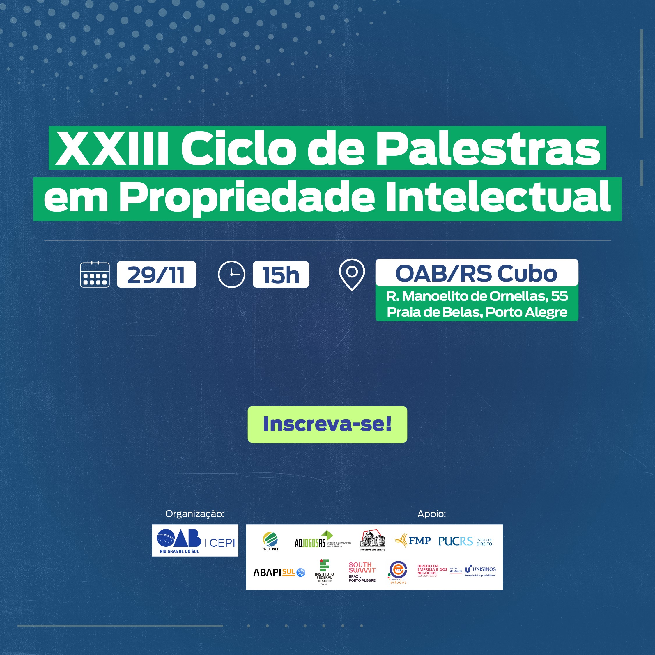 Capa do evento